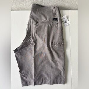 Volcom Kerosene Hybrid Shorts Size 32 Men Gray Pockets Surf Beach Cruise Stretch